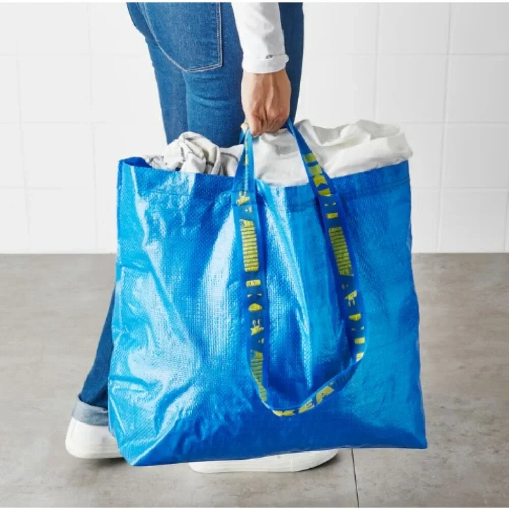 IKEA FRAKTA 5 Pack Medium Shopping Bag 10 Gallon 17.75